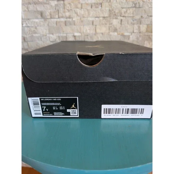 NIB Nike Air Jordan 1 High Zip AT0575-600 W Sz 9 Shoes Bordeaux Purple Sz 7Y - Picture 5 of 10